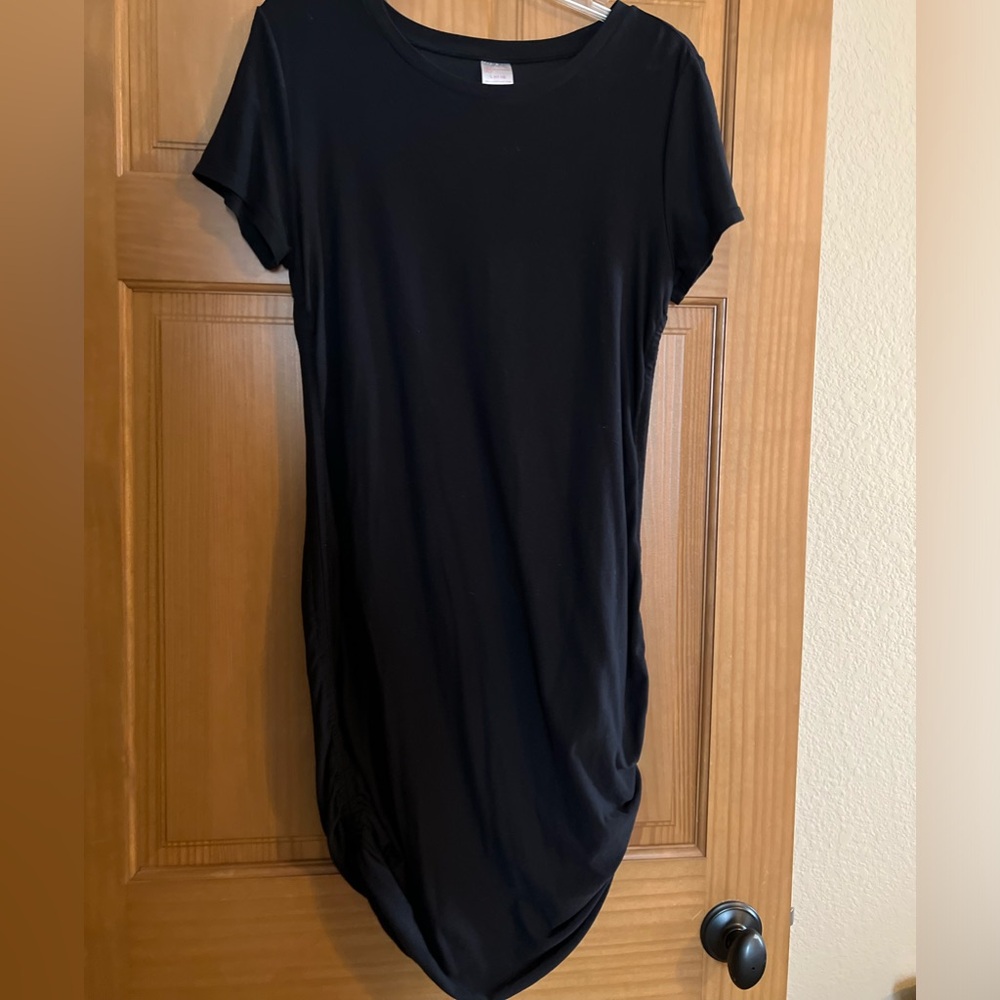 No Boundaries Black Maternity Dress